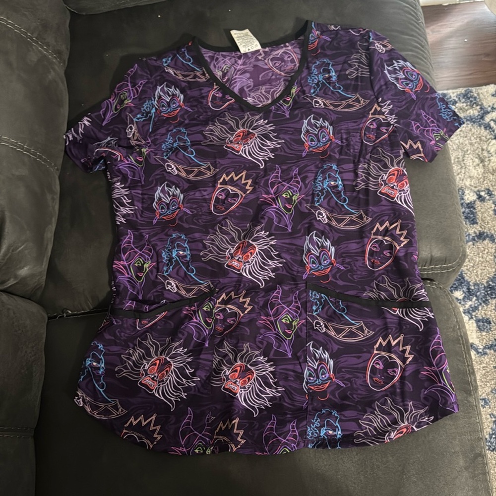 Disney Villains Scrub Top
